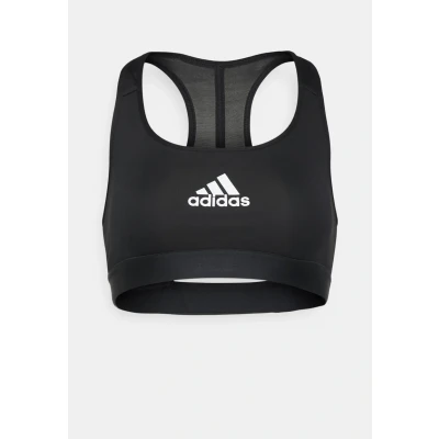 Image of adidas Performance TRN MS GOOD Medium support sports bra, Women&#039;s, Size: XXSxD DD, Black