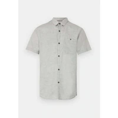 Image of TOM Tailor Denim Structured Shirt Shirt, Men&#039;s, Size: XL, Chalk grey structure