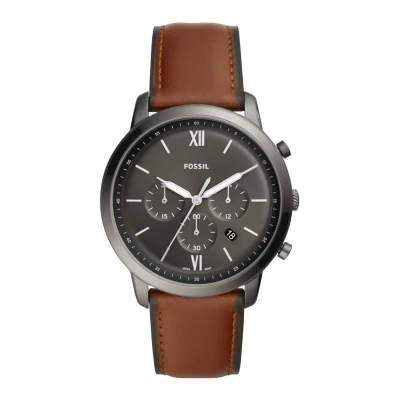 Image of Fossil Neutra Chronograph watch, Men&#039;s, Size: One Size, Braun