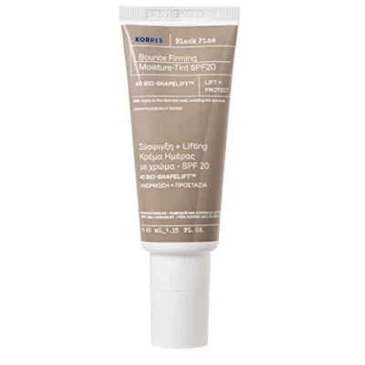 Image of KORRES Black Pine 4D BioShapeLift™ Bounce Firming Tinted Moisturiser SPF20 40ml