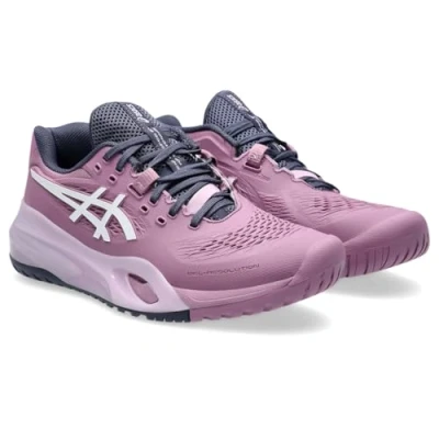 Image of Asics Gelresolution X Multicourt tennis shoes, Women&#039;s, Size: 5, Ube white Pu