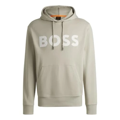 Image of BOSS Webasic HOOD Sweatshirt, Men&#039;s, Size: Medium, Light beige