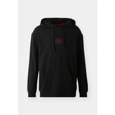 Image of HUGO LAZE Hoodie Pyjama top, Men&#039;s, Size: Small, Black