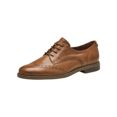 Image of Tamaris Women&#039;s S 1 23290 43 Oxford, Nut Leather, 6.5 UK