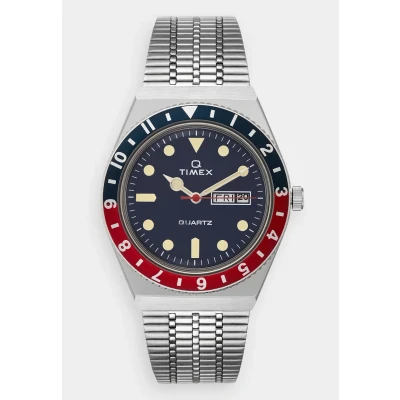 Image of Armbanduhr Timex Q Reissue, Silver, bracelet
