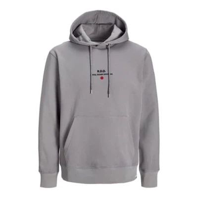 Image of R.d.d. royal denim division Men&#039;s Rddbenjamin Hood Sweat L/S Noos, Frost Gray, L