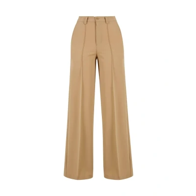 Image of Urban Classics WIDE Trousers, Women&#039;s, Size: Medium, Unionbeige