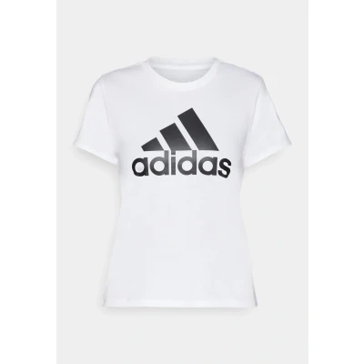 Image of adidas Sportswear Print Tshirt, Women&#039;s, Size: XXS, White/black