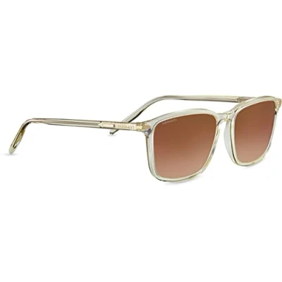 Image of Serengeti Unisex Lenwood Sunglasses, Champagne Translucide, Einheitsgröße