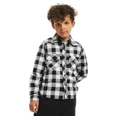 Image of Brandit Shirt for kids, Size: 7 8y, White/black