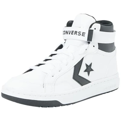 Image of Converse PRO Blaze Unisex Hightop trainers, Size: 5.5, White/black High quality imitation leather