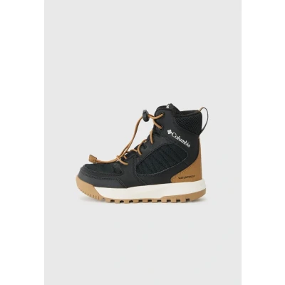 Image of Columbia Unisex Kid&#039;s Portlander Omni Heat Snow Boot, Black Elk, 1 UK
