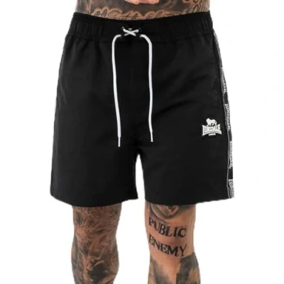 Image of Lonsdale Normale Passform Kirbuster Swimming shorts, Men&#039;s, Size: XL, Black white