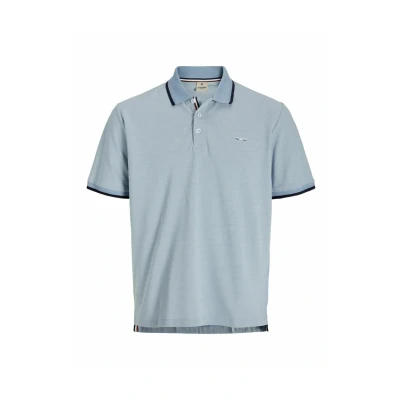 Image of Jack &amp; Jones Premium Polo shirt, Men&#039;s, Size: Small, Ashley blue
