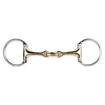 Image of Q essentials double jointed eggbutt snaffle Argentan