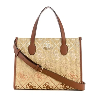 Image of Guess Silvana Handbag cognac, Women&#039;s, Size: One Size, Cognac