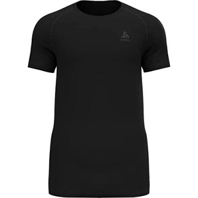Image of ODLO CREW NECK Active FDRY Undershirt, Men&#039;s, Size: Large, Black