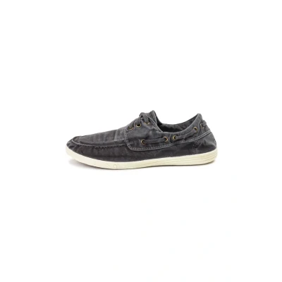 Image of Natural World Nautico Enzimatico Espadrilles, Men&#039;s, Size: 6, Black Cotton
