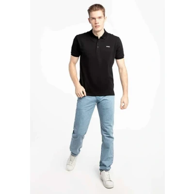 Image of HUGO Donos Polo shirt, Men&#039;s, Size: Small, Black