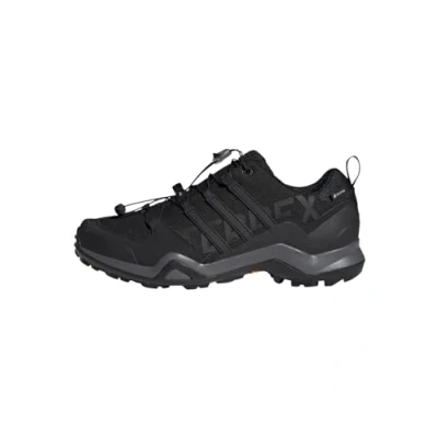 Image of Adidas Terrex Swift R2 Goretex Hiking shoes, Men&#039;s, Size: 8, Core black/core black/grey five Synthetics/textile