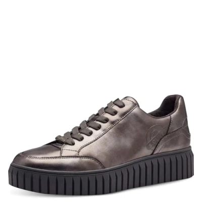 Image of s.Oliver Trainers, Women&#039;s, Size: 6, Gunmetal Synthetics