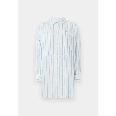 Image of Lee Relaxed Shirt Dress dress, Women&#039;s, Size: 12/14, Stream blue