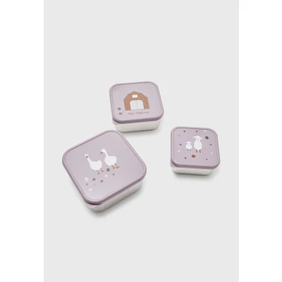 Image of Lässig Snackbox SET Lunch box for kids, Size: One Size, Lilac