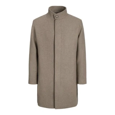 Image of Jack &amp; Jones Premium Jprblawilson COAT Classic coat, Men&#039;s, Size: Small, Greige