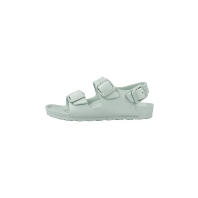 Image of Birkenstock Milano Pool slides for kids, Size: 13.5K, Azul Rubber/textile