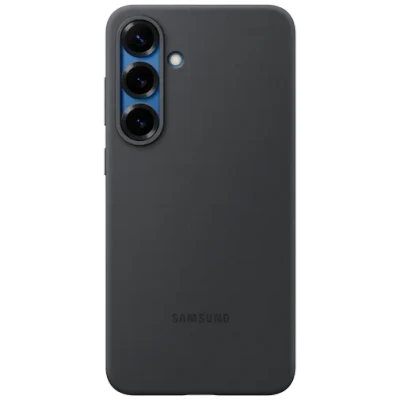 Image of Samsung Silicone Back Cover Black Galaxy S25+