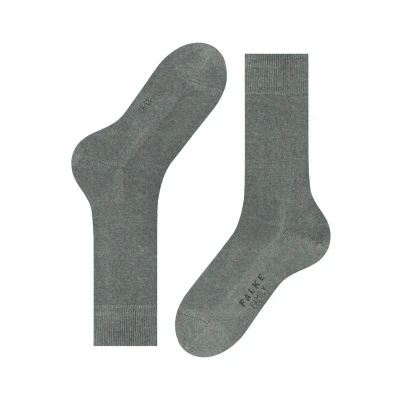 Image of Falke Family Everyday Casual Socks, Men&#039;s, Size: 6 8, Light greymel
