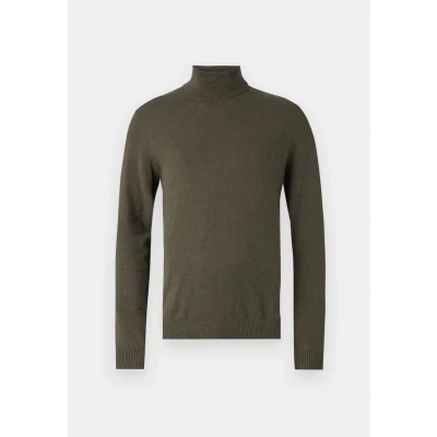 Image of Jack &amp; Jones Jjeemil ROLL NECK Jumper, Men&#039;s, Size: XXL, Olive night melange