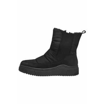 Image of Tamaris Comfort Winter boots, Women&#039;s, Size: 5, Black Leather and textile