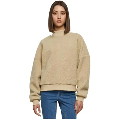 Image of Urban Classics Fleece jumper, Women&#039;s, Size: 4XL, Wetsand