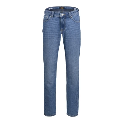 Image of Jack &amp; Jones Junior Clark Straight leg jeans, Men&#039;s, Size: 140, Blue denim
