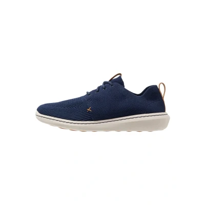 Image of Clarks STEP Urban MIX Trainers, Men&#039;s, Size: 10, Navy Imitation leather/ textile