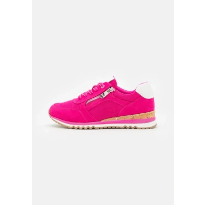 Image of Marco Tozzi Trainers, Women&#039;s, Size: 4, Pink Imitation leather/ textile