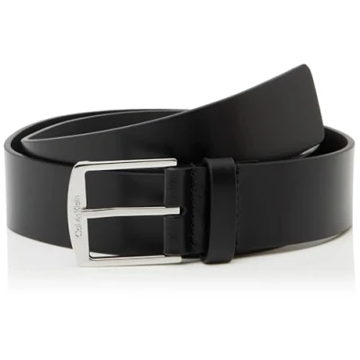 Image of Calvin Klein Men&#039;s Fixed Belt, Black (Pvh Black), 100