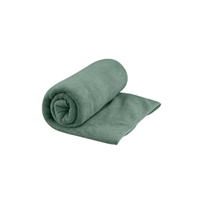 Image of Sea to Summit Tek Microfibre Towel XL Beach Soft Terrycloth Feel Super Absorbent &amp; Quick Dry Hang Loop Case For Camping, Boating Gym 75 x 150 cm Outback Orange 445g
