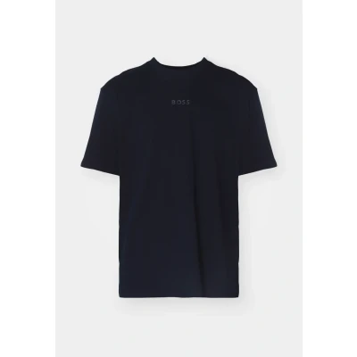 Image of BOSS TEE Basic Tshirt, Men&#039;s, Size: Small, Dark blue