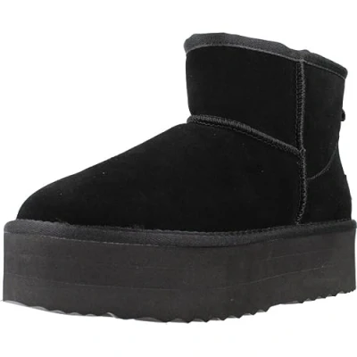 Image of Gioseppo Bancroft Platform ankle boots, Women&#039;s, Size: 4.5, Black Suede