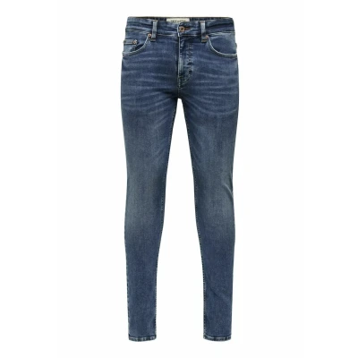 Image of ONLY &amp; SONS Men&#039;s Onswarp Skinny One MBD 9092 Dcc DNM Noos fit Jeans, Medium Blue (Medium Denim), 29 W/32 L, 29W / 32L
