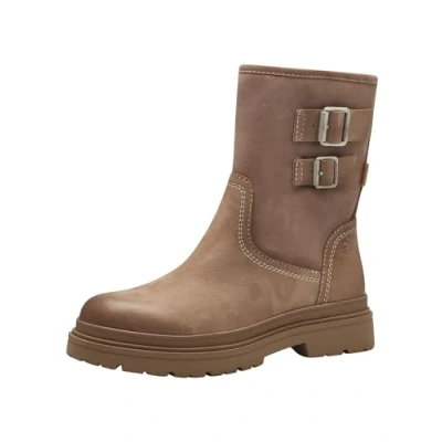 Image of Tamaris Comfort Winter boots, Women&#039;s, Size: 3, Camel Leather and textile