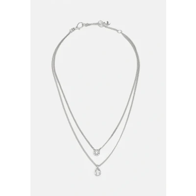 Image of DKNY ROW Pendant Necklace silvercoloured, Women&#039;s, Size: One Size, Silver coloured