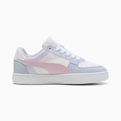 Image of Puma Caven 2.0 Block Unisex Trainers for kids, Size: 4.5, Cool weather/rose mauve/white/lilac frost High quality imitation leather