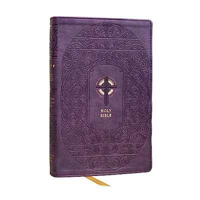 Image of NRSVCE Sacraments of Initiation Catholic Bible, Purple Leathersoft, Comfort Print: New Revised Standard Version, ... Print, Anglicized Text