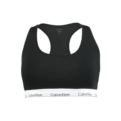 Image of Calvin Klein Underwear Unlined Bralette Bustier, Women&#039;s, Size: 2XL, Black