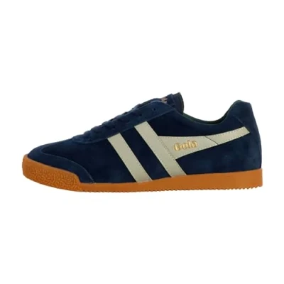 Image of Gola Baskets MODE Harrier Trainers, Men&#039;s, Size: 8, Bleu Leather