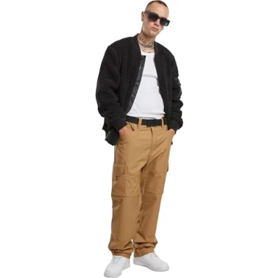 Image of Brandit Men&#039;s MA1 Sherpa Jacket, black, 5XL