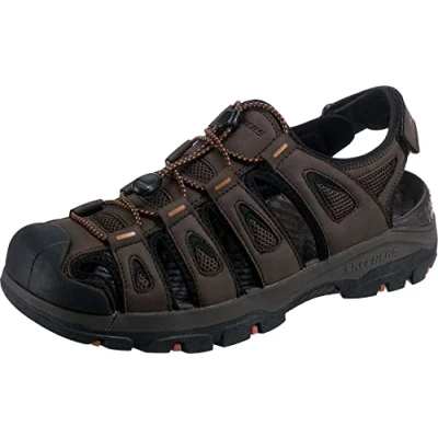 Image of Skechers Tresmen Fisher Walking sandals, Men&#039;s, Size: 460, Chocolate shoes